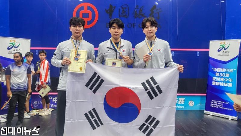 대한민국 스쿼시의 미래들, 중국에서 빛나다