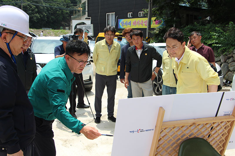 김병욱 의원, 포항 힌남노 피해 지역 찾아 재해 복구 현황 점검