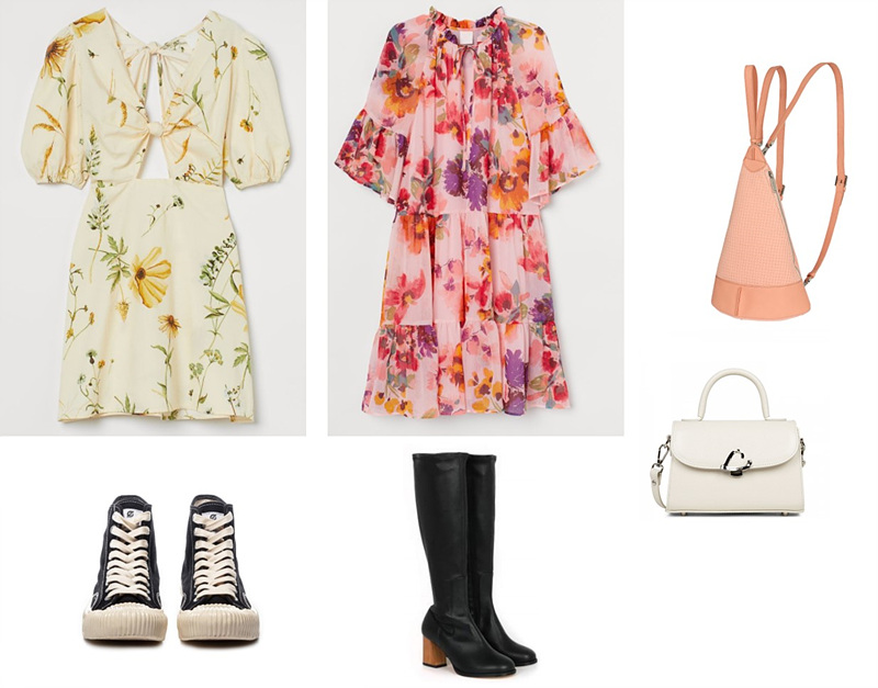 [패션피플] ‘플로럴 패턴 원피스 스타일링', 봄을 옷으로 입어보자.