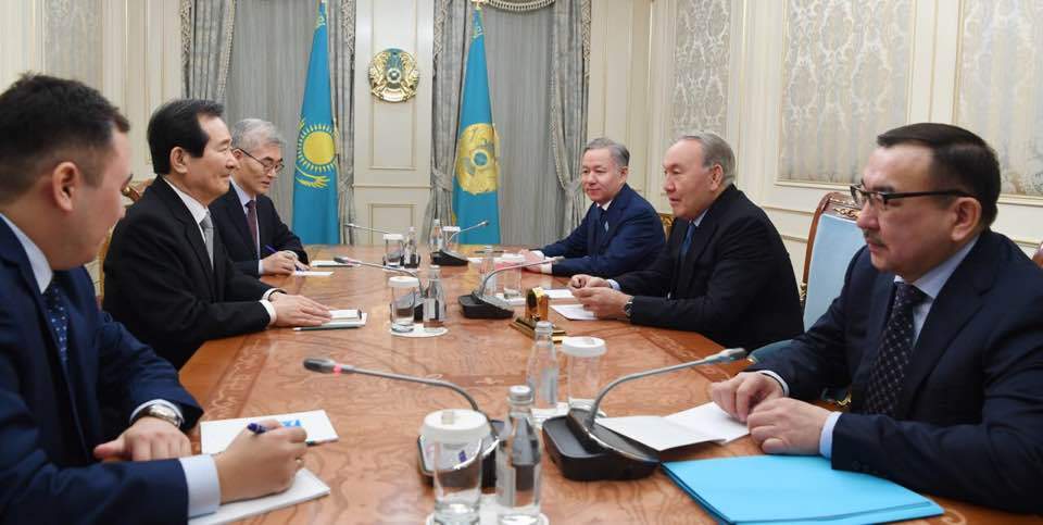 정세균 의장, 카자흐스탄 나자르바예프 대통령과 만나..."비핵화 결단에 경의"