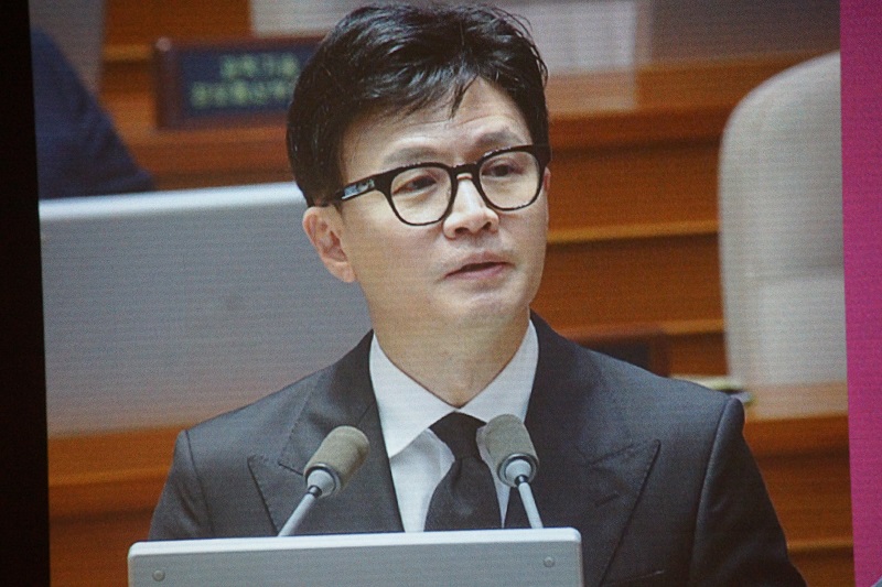 "한동훈 법무부 장관, 국회 대정부 질문 참석"