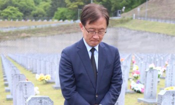 최재형 의원, 대전 현충원서 ‘6.25 전쟁 영웅’인 부친 묘소 참배