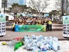 신천지 자원봉사단 부천지부, 신중동역 먹자골목 일대 환경정화봉사 진행