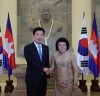 김진표 의장, 캄보디아 쿠은 쏘다리 국회의장과 회담...부산엑스포 