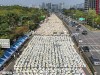 JMS 20만 명 교인 여의도에서 “민족과 세계평화를 위한 구국기도회” 개최