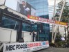 통일교, MBC PD수첩 왜곡보도에 MBC상암 본사에서 집회, 행진 열어.