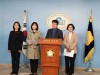 민중당 대변인 이은혜 “헌법재판소와 법원의 재판거래 통합진보당 해산 관련 내통 의혹 진상규명 촉구를 위한 통합진보당 대책위”