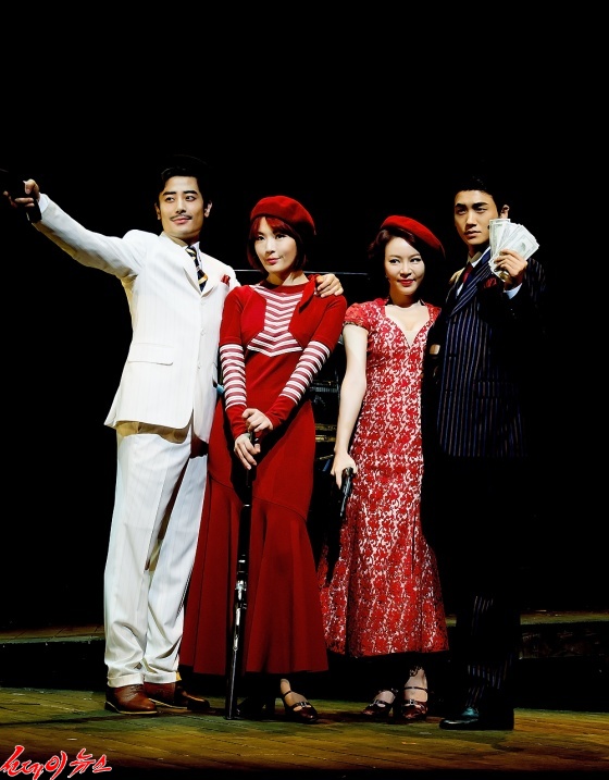 왼쪽부터 한지상, 안유진, 리사, 박형식(사진- 김상민 기자) 